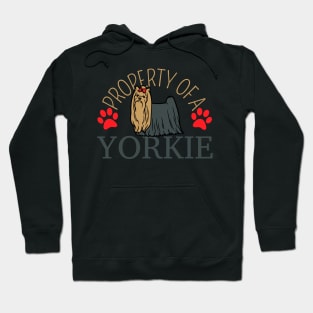 Property Of A Yorkie, Yorkshire Lover Hoodie